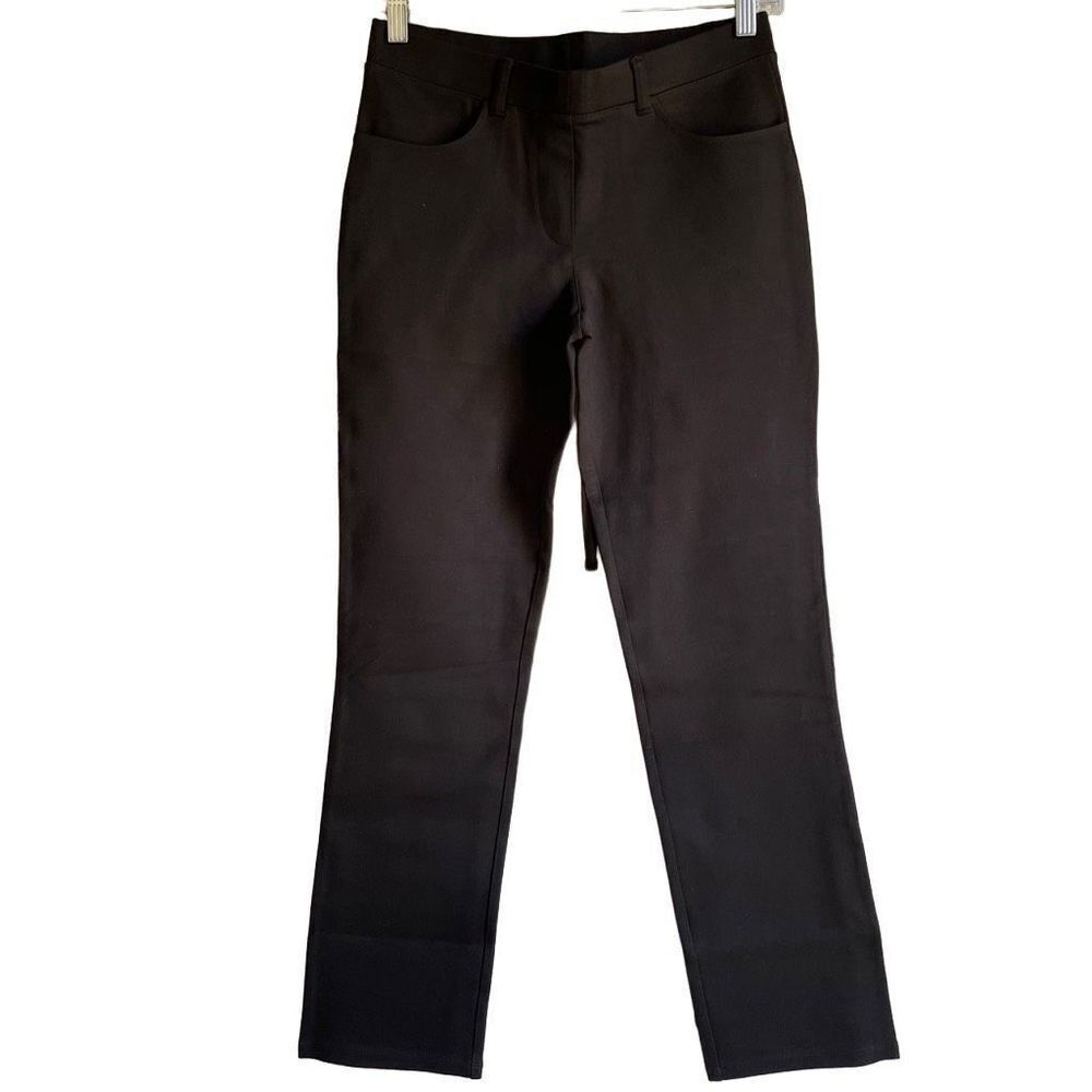 Quince Straight-Leg Pants in Black